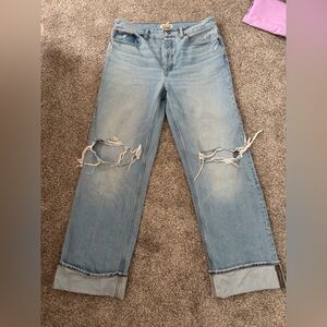 Madewell Light Low Slug Baggy Jeans